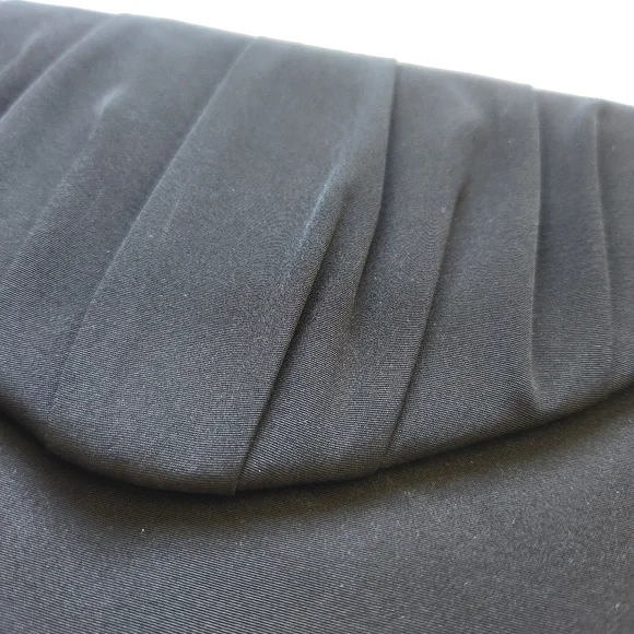 Le Regale Black Evening Formal Shoulder Bag Clutch Crossbody Elegant Glam Classy - Picture 6 of 13